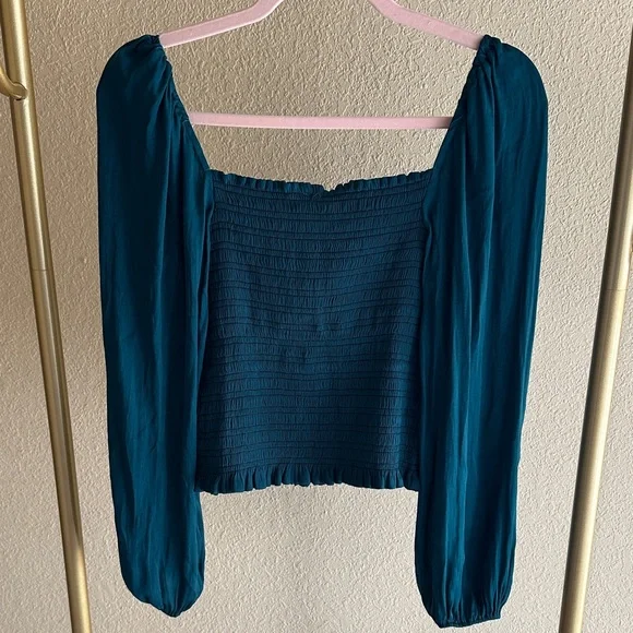 Ruched Bodice Dolan Top - Picture 2 of 4